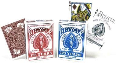 Bicycle 125th Anniversary Edition Playing Cards Red