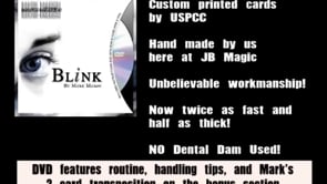Blink, Gimmick and DVD by Mark Mason and JB Magic