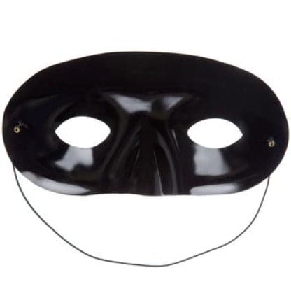 Black Half Mask (Pack of 5 Masks)