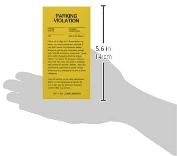 Fake Parking Ticket by Loftus