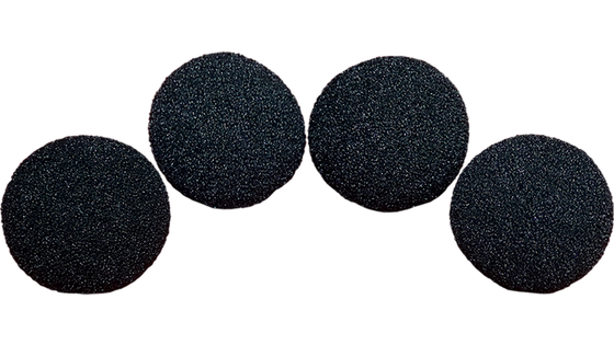 3 inch Regular Sponge Ball (Black) Pack of 4 from Magic by Gosh