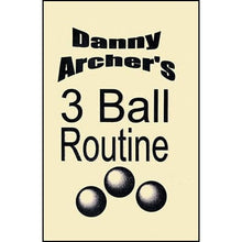 3 Ball Routine with DVD by Danny Archer - Trick