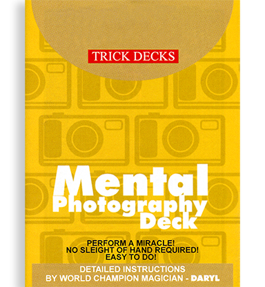 Mental Photo Deck Bicycle (Red)