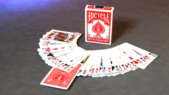 Invisible Deck Bicycle (Red)