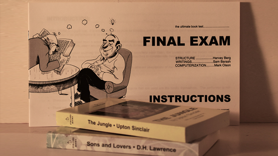 Final Exam Book Test Harvey Berg - Trick