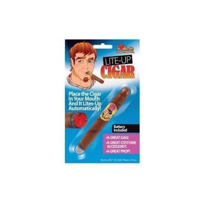 Fake Lite-Up Cigar by Loftus