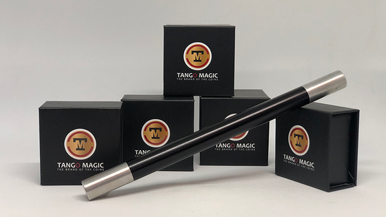 Magic Wand in Black (with silver tips) by Tango -Trick (W001)