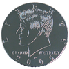 Kennedy Palming Coin (Half Dollar Sized) by You Want It We Got It - Trick
