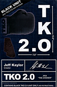  TKO 2.0 Gimmick only (Black) by Jeff Kaylor - Trick
