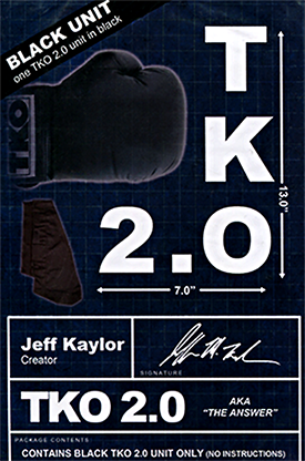 TKO 2.0 Gimmick only (Black) by Jeff Kaylor - Trick