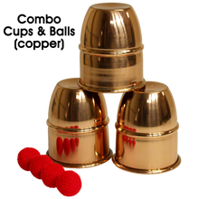  Combo Cups & Balls (Copper) by Premium magic - Trick