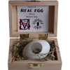Real Egg (White) by Gianfranco Ermini & Stratomagic - Trick