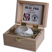  Real Egg (White) by Gianfranco Ermini & Stratomagic - Trick