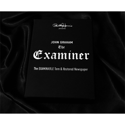 Paul Harris Presents Examiner, Gimmicks &amp; DVD by John Graham (Open Box)