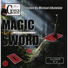  Magic Sword Card (Red)by Mickael Chatelain - Trick