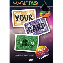  Your Card Is (DVD and Gimmick) by Grant Maidment and Magic Tao - DVD