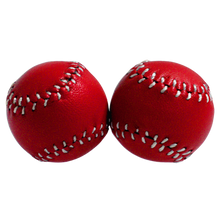  Chop Cup Balls Red Leather (Set of 2) by Leo Smetsers - Trick
