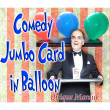  Comedy Card In Balloon by Quique Marduk - Trick