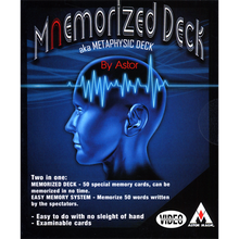  Mnemorized Deck by Astor - Trick & on-line instructions