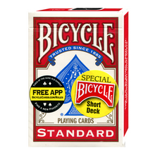  Bicycle Short Deck (Red) by US Playing Card Co.