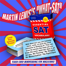  What - SAT, SAT Test by Martin Lewis