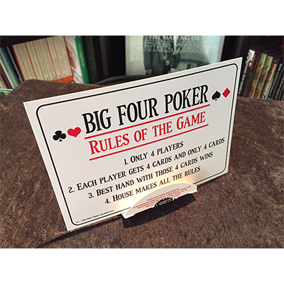 Big Four Poker (with DVD and Gimmick) by Tom Dobrowolski and Big Blind Media