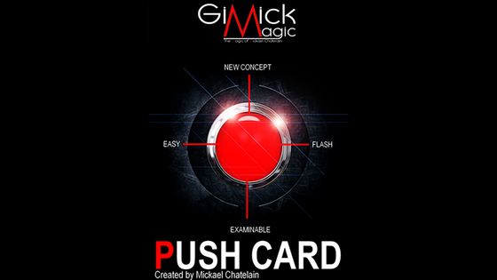 PUSH CARD (German) by Mickael Chatelain  - Trick