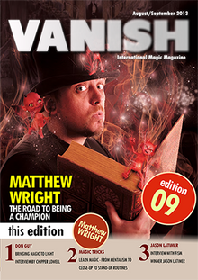  VANISH Magazine August/September 2013 - Matthew Wright eBook DOWNLOAD