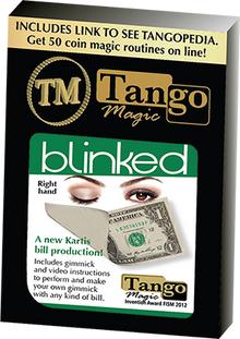  Tango Blinked Right Handed (Gimmick and Online Instructions) V0016 by Tango Magic - Trick