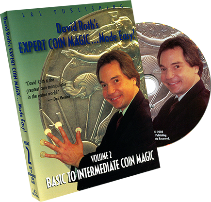 David Roth's Expert Coin Magic Made Easy Vol 2 (Intermediate to Advanced)