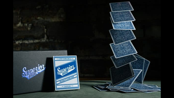 Superior (Blue) NEW Playing Cards by Expert Playing Card Co