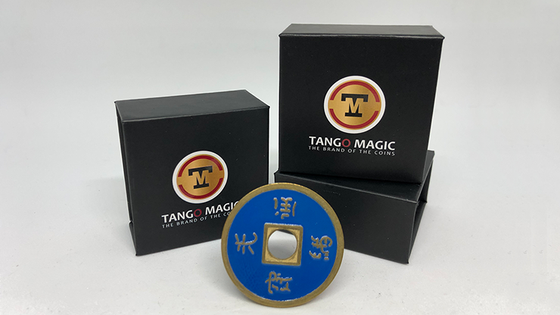 Dollar Size Chinese Coin (Blue) by Tango (CH030)