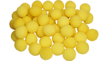  2 inch 50 Super Soft Sponge Balls, Yellow