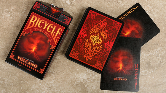 Bicycle Natural Disasters "Volcano" Playing Cards by Collectable Playing Cards