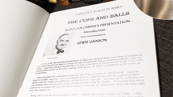 Colombini's Cups and Balls by Lewis Ganson - Book