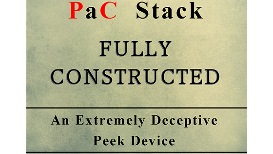 PaC Stack: Fully Constructed (Gimmicks and Online Instructions) by Paul Carnazzo - Trick