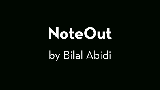 NoteOut by Bilal Abidi video DOWNLOAD