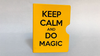 Keep Calm and Do Magic Card Guard (Yellow) by Bazar de Magia