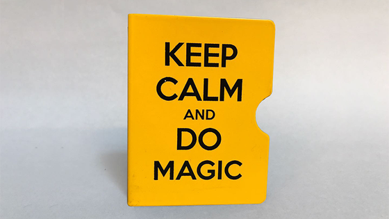Keep Calm and Do Magic Card Guard (Yellow) by Bazar de Magia