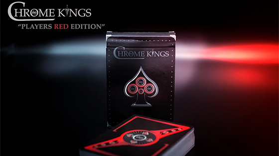 Chrome Kings Limited Edition Playing Cards (Players Red Edition) by De'vo vom Schattenreich and Handlordz