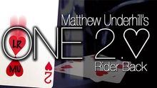  ONE Two of Hearts (Online Instructions and Red Gimmick) Edition by Matthew Underhill - DVD