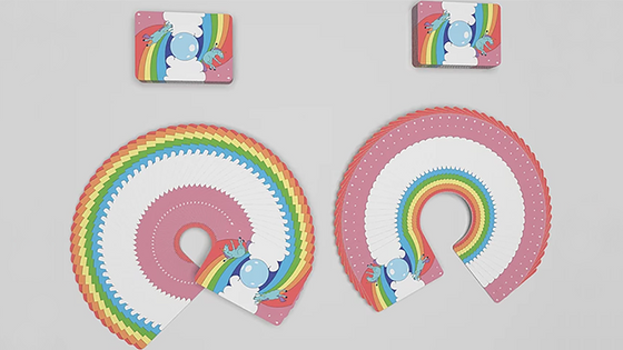 Rainbow Unicorn Fun Time! Playing Cards by Handlordz