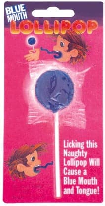  Blue Mouth Lollipop by Loftus