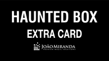  Haunted Box Extra Gimmicked Card (Blue) by João Miranda Magic - Trick