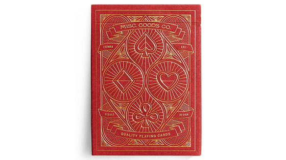 Red Playing Cards 3rd Edition by Misc Goods Co