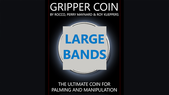 Gripper Coin Bands (Large) by Rocco Silano - Trick