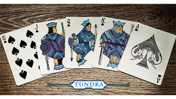 Elephant Playing Cards (Tundra)