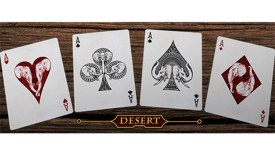 Elephant Playing Cards (Desert)