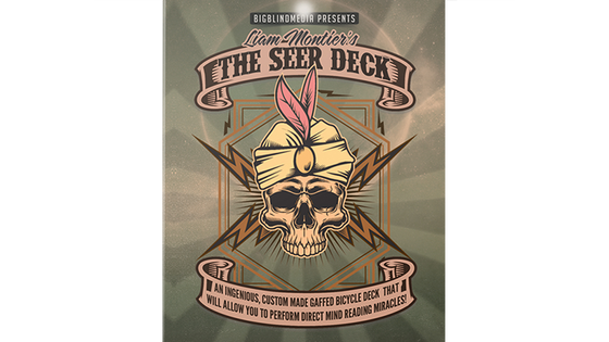 Liam Montier's THE SEER DECK Gimmick and Online Instructions (Blue) - Trick