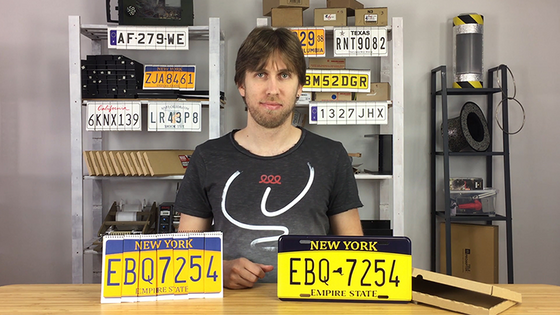 LICENSE PLATE PREDICTION - NEW YORK (Gimmicks and Online Instructions) by Martin Andersen - Trick